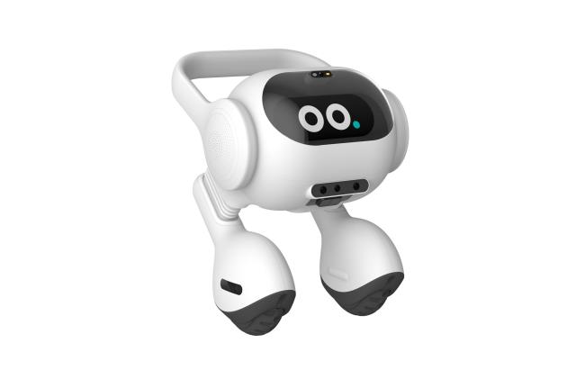 With its advanced âtwo-leggedâ wheel design, LGâs smart home AI agent is able to navigate the home independently. The intelligent device can verbally interact with users and express emotions through movements made possible by its articulated leg joints.