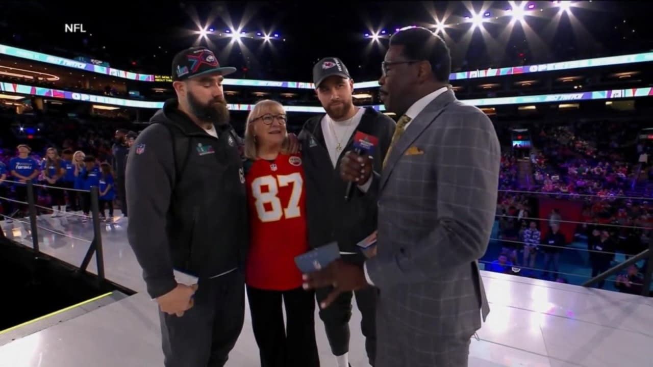 Donna Kelce's Maryland-made jersey on display at Pro Football Hall