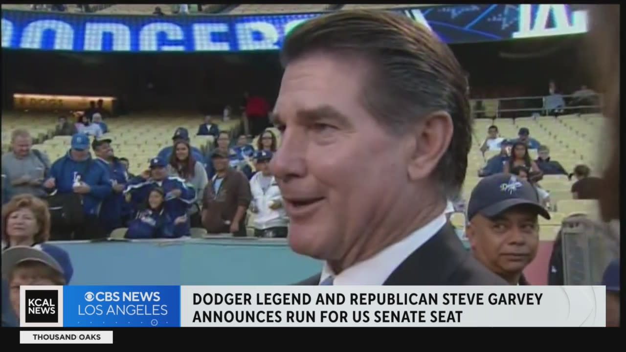 Dodger legend Steve Garvey announces U.S. Senate campaign – New Santa Ana