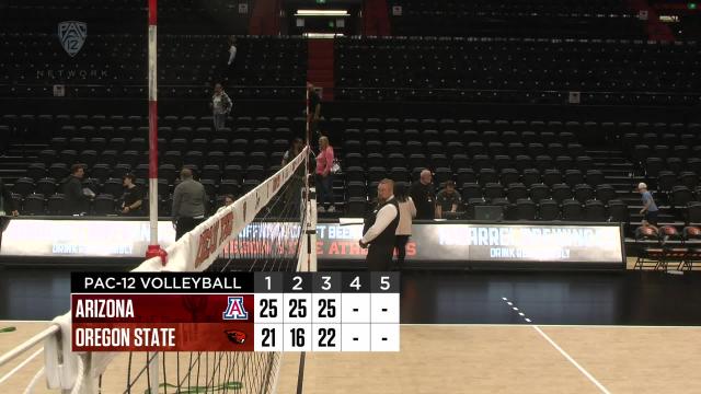 Arizona sweeps Oregon State in Corvallis for first Pac-12 win