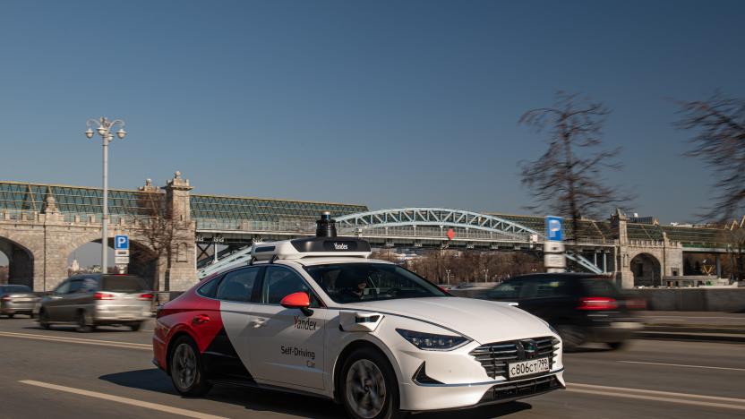 Yandex Hyundai self-driving car