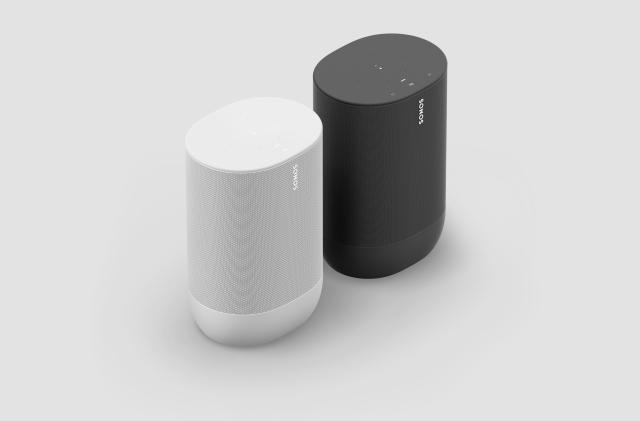 Sonos Move Shadow Black and Lunar White