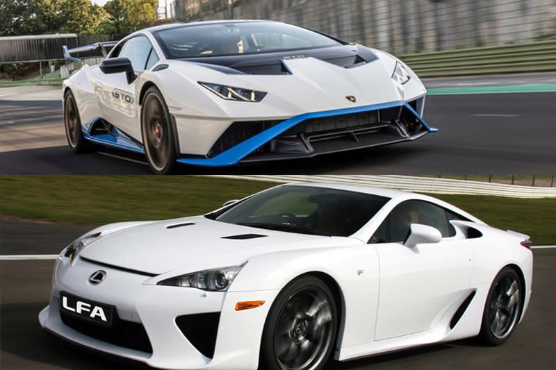 V10的對決 Lexus Lfa Vs Lamborghini Huracan Sto