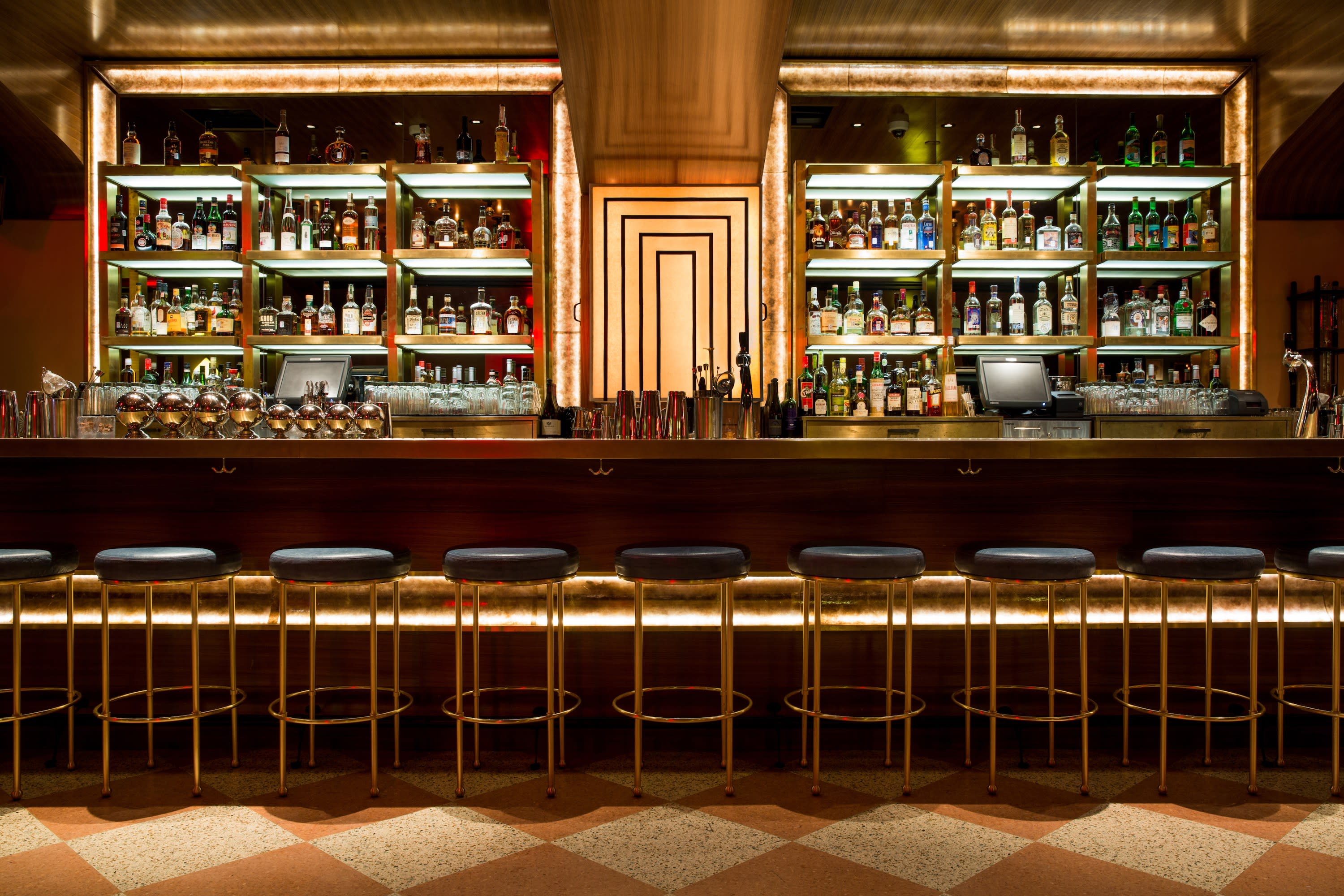 The 21 BestDesigned Hotel Bars in the U.S.