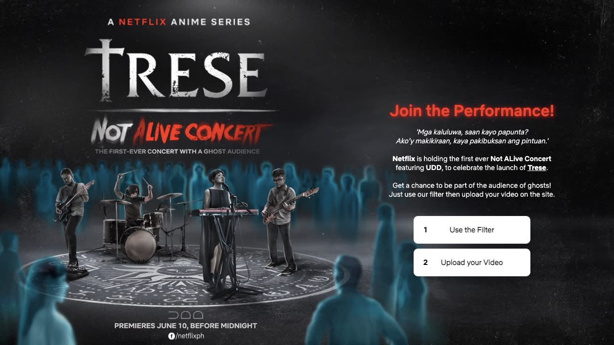 Netflix Asks Trese Fans To Attend A Not Alive Udd Concert As Ghosts