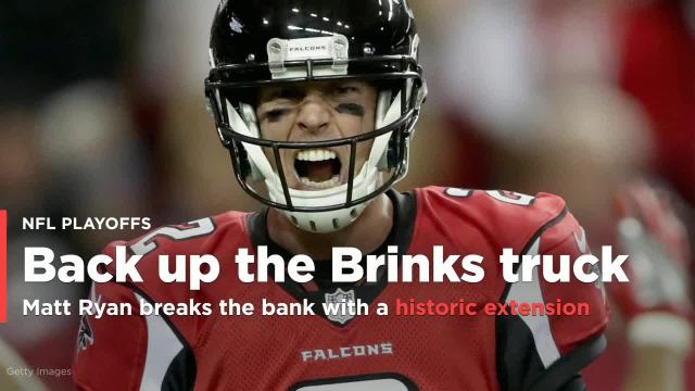 Matt Ryan cashes in with a historic contract extension from Falcons