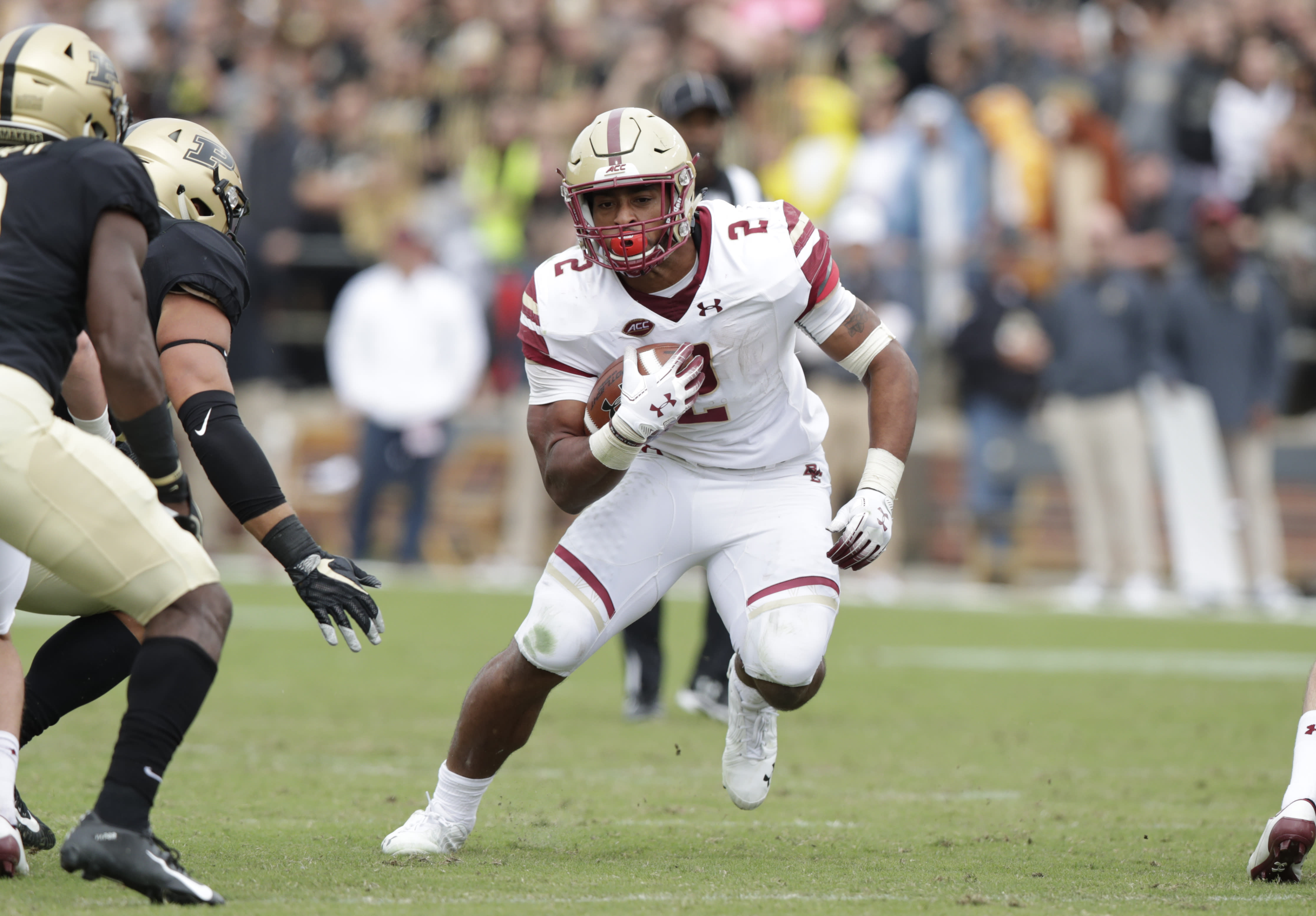 Boston College's AJ Dillon ready to roll