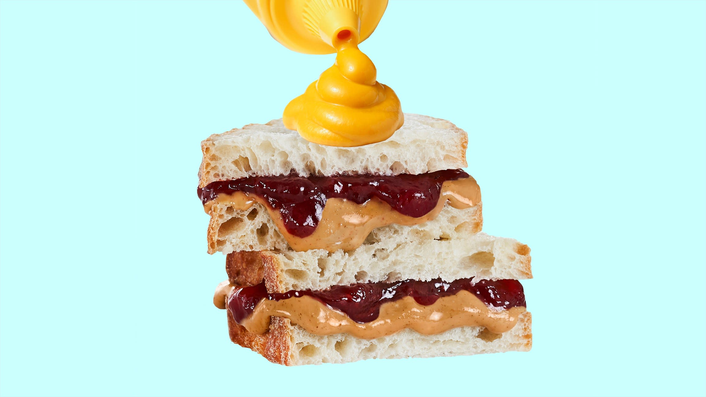 I Tried the Stupid PB&J Sandwich with Mustard on Top