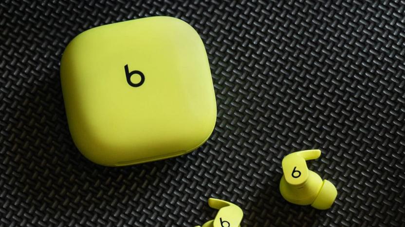 Beats Fit Pro earbuds in Volt Yellow