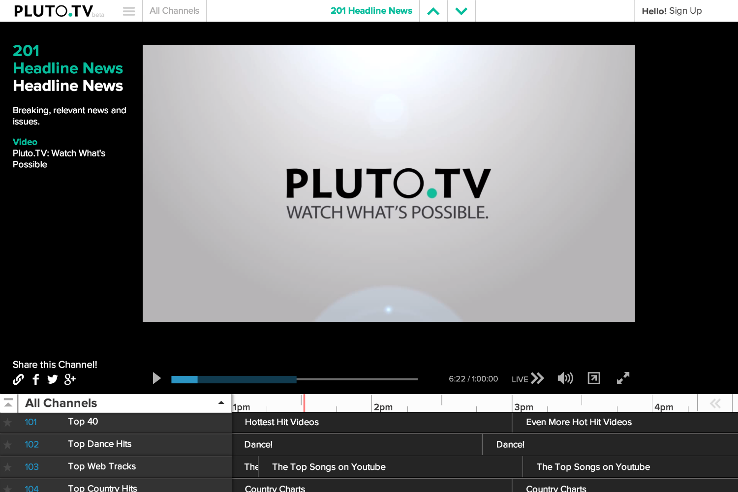 Pluto aims to bring TV to the Internet