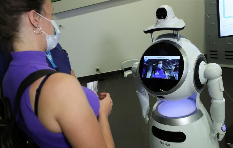 COVID 19 robot patrol rolled out in Belgian hospitals