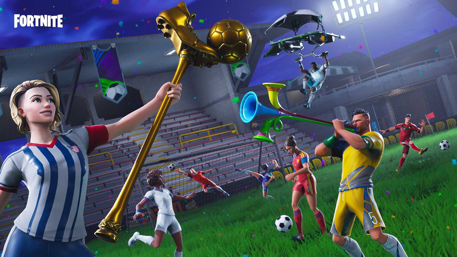 'Fortnite' marks World Cup with stadium and goal scoring challenges