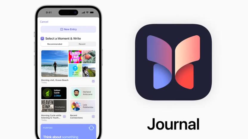 Apple's new Journal app.