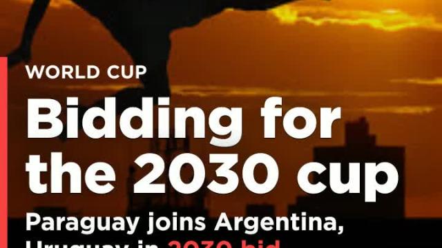 Paraguay joins Argentina, Uruguay in 2030 Word Cup bid