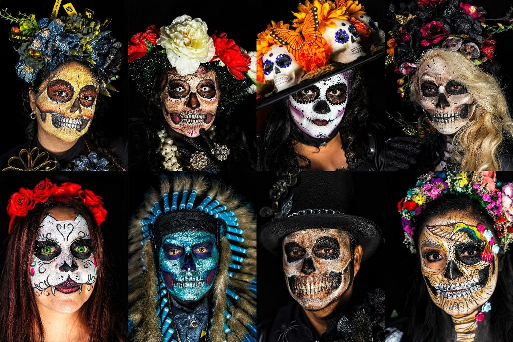 Mexico's Day of the Dead is almost here, so on weekends the streets te...