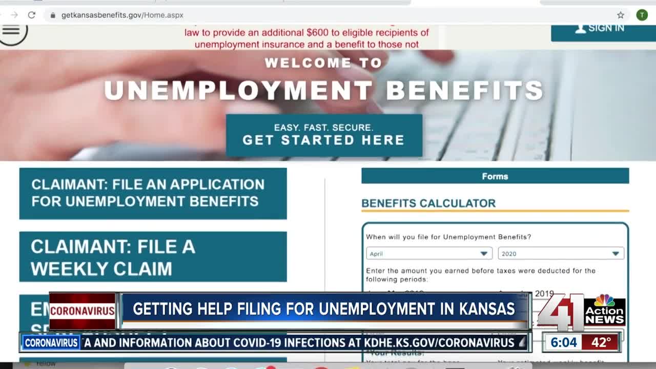 Getting help filing an unemployment claim in Kansas [Video]