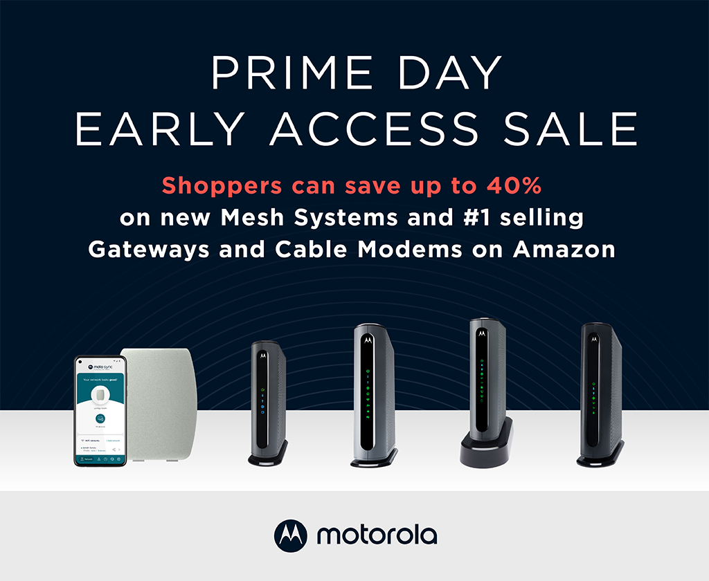 Minim Participates in First Amazon Prime Early Access Sale with Major Promotions on Motorola Branded Home Networking Devices