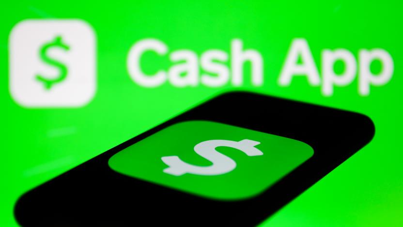 Cash App icon displayed on a phone screen and Cash App logo displayed on a laptop screen are seen in this illustration photo taken in Krakow, Poland on November 16, 2021. (Photo by Jakub Porzycki/NurPhoto via Getty Images)