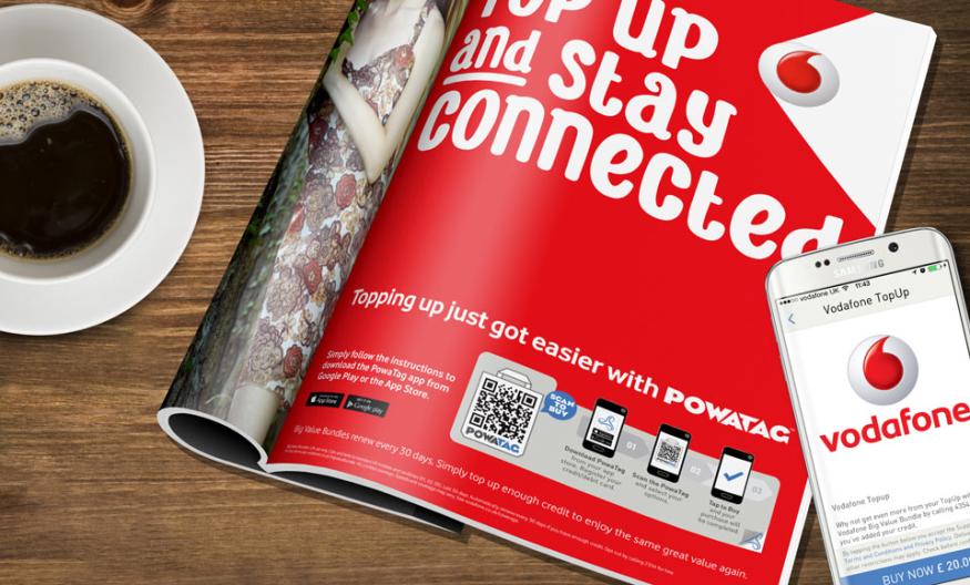 Vodafone turns to QR codes for top-ups