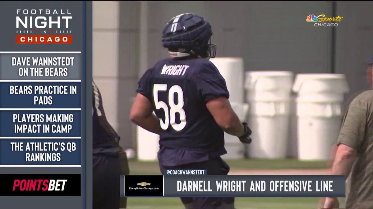 How Bears rookie Darnell Wright impressed Dave Wannstedt during training  camp