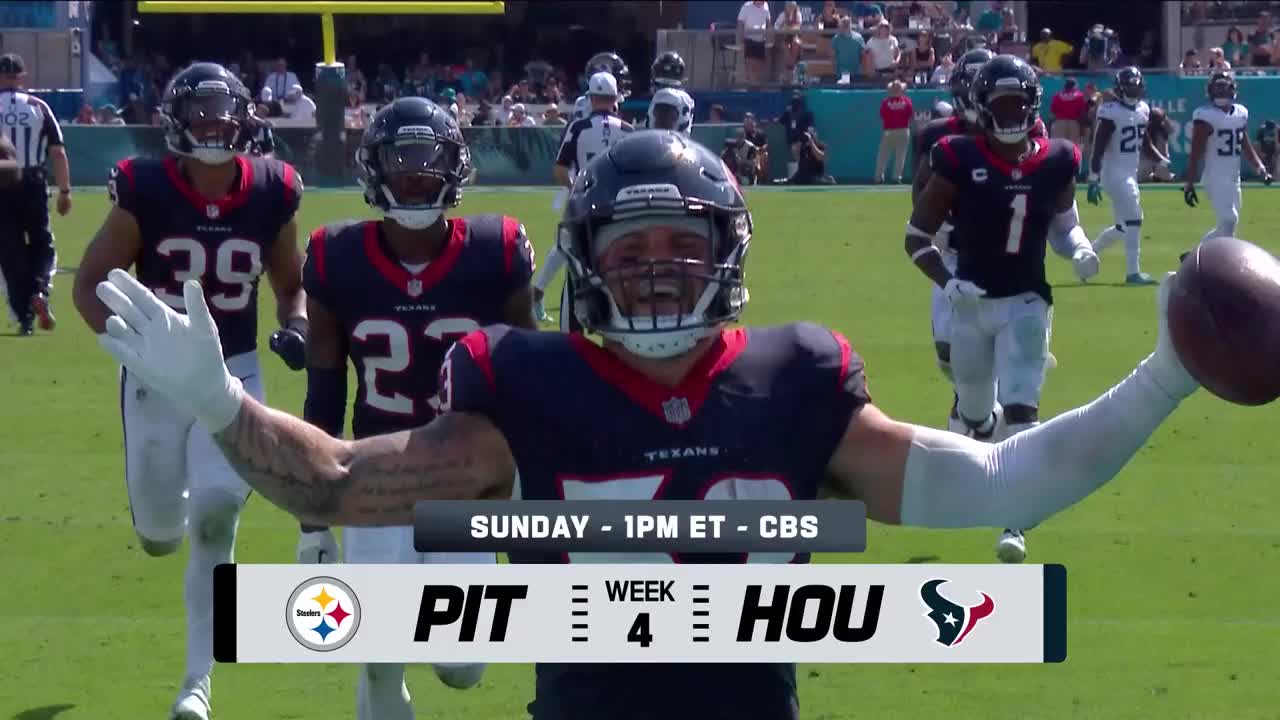 Steelers vs. Texans preview Week 4