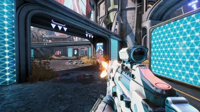 Splitgate gun firing