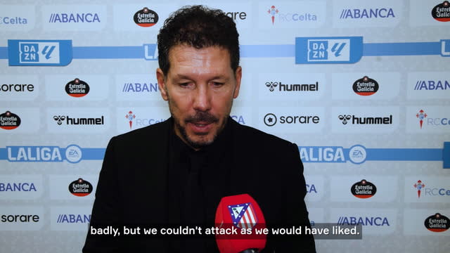 Simeone assesses win at Celta Vigo and previews Madrid derby