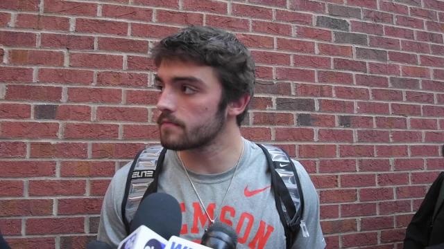 Clemson football running back Will Shipley talks about moving on from loss