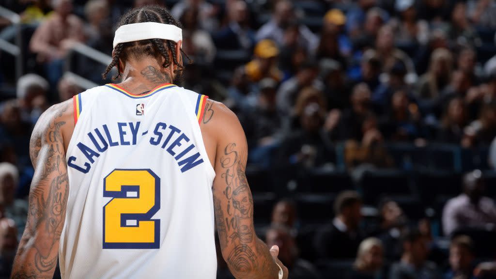 willie cauley stein warriors jersey