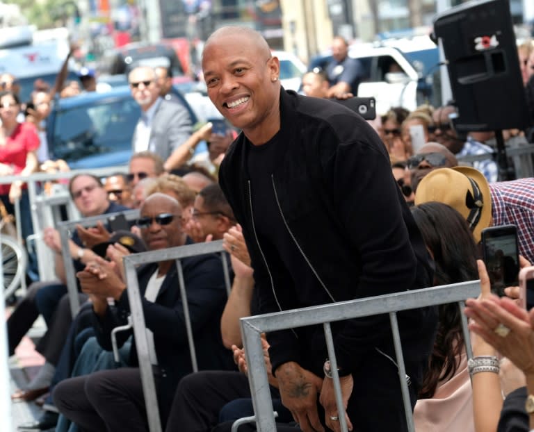 Rap mogul Dr. Dre 'doing great' after hospitalization with ...