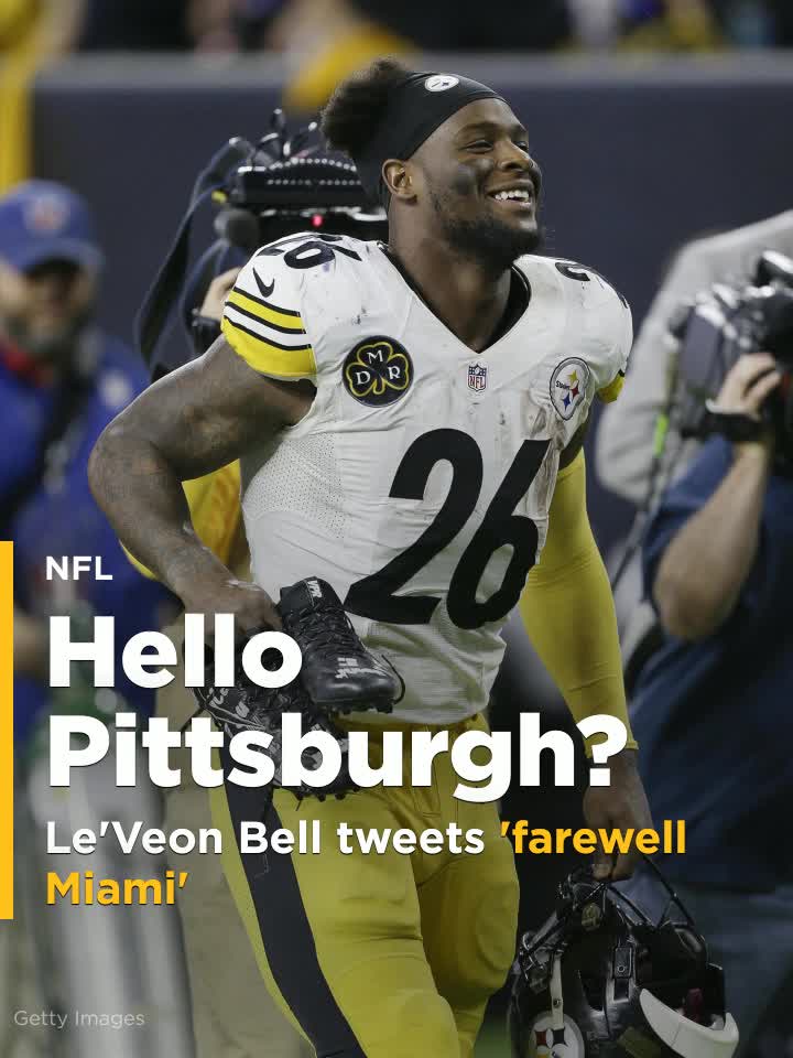 Le'Veon Bell posts goodbye to Baltimore on Twitter, reportedly