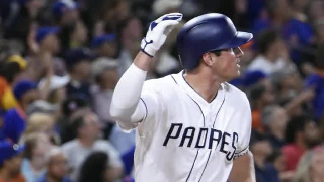 Hunter Renfroe's monster home run landed on Petco Park's roof