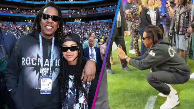 Jay-Z, Blue Ivy turn Super Bowl into cute daddy-daughter date night: See  the photos - Good Morning America