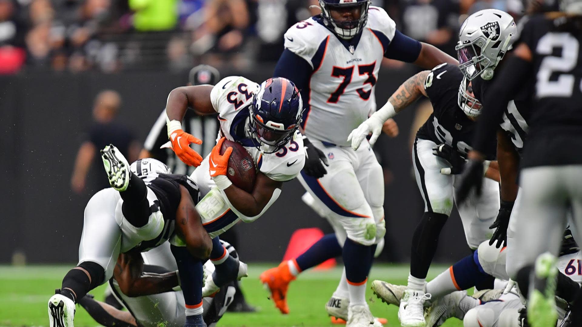 Raiders-Broncos fantasy football preview: Javonte Williams time