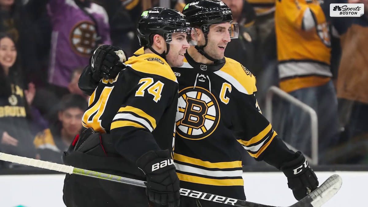 Linus Ullmark honors Patrice Bergeron and Bobby Orr with mask