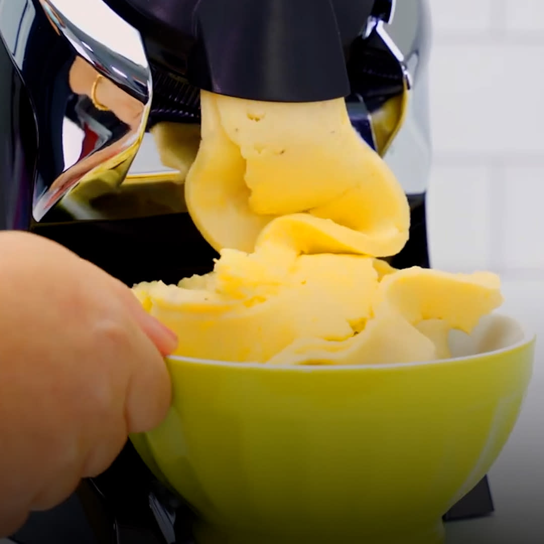 The TikTok-favorite Yonanas Frozen Dessert maker is back in stock