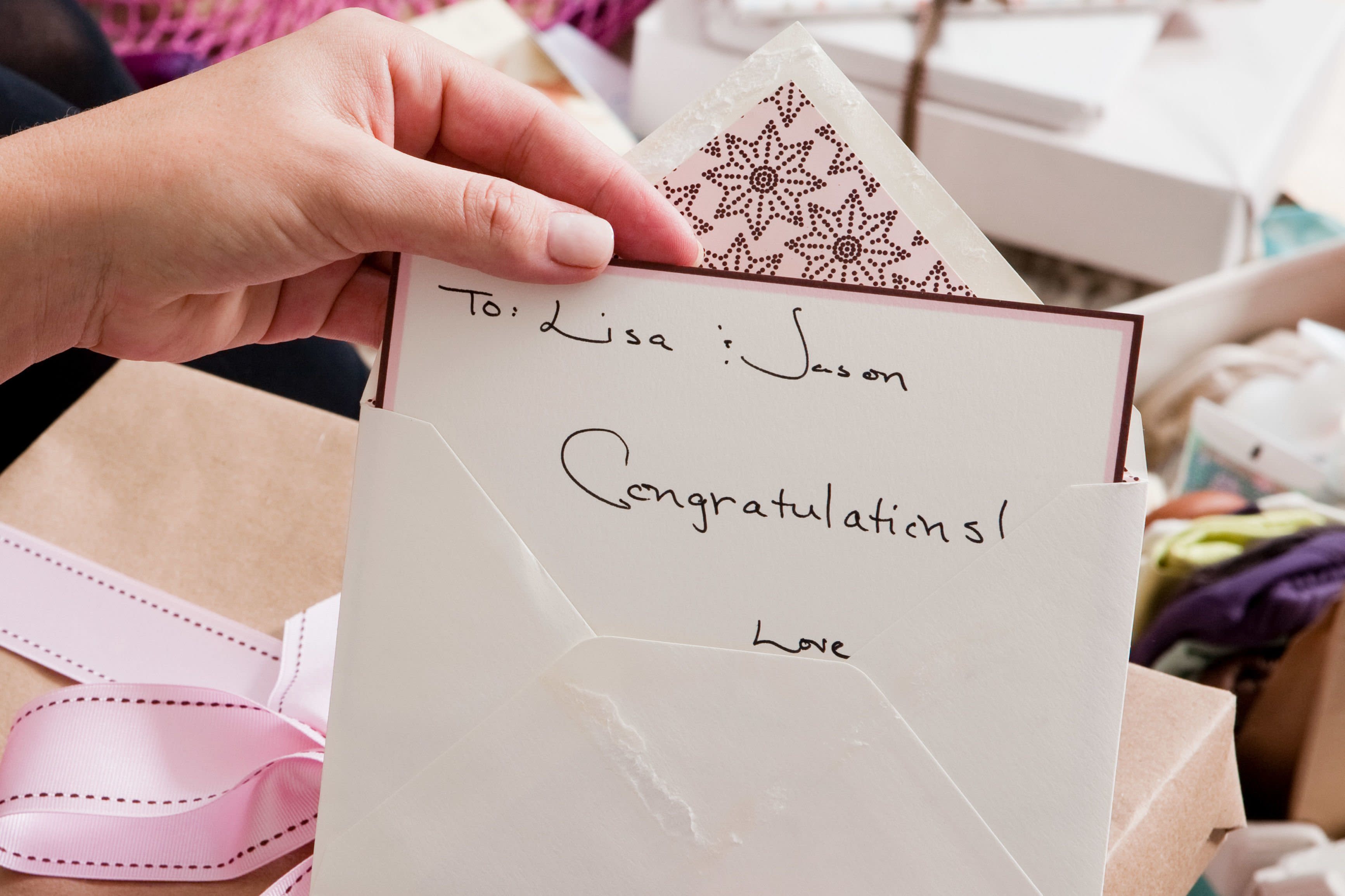 What To Write In A Wedding Card Template