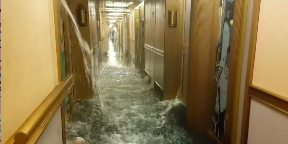 This Carnival Cruise Flooded and the Video Is Bad