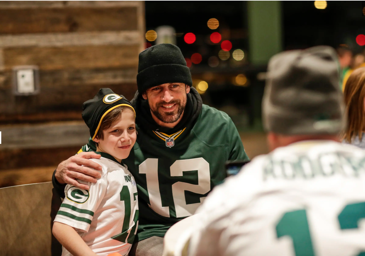 aaron rodgers youth replica jersey