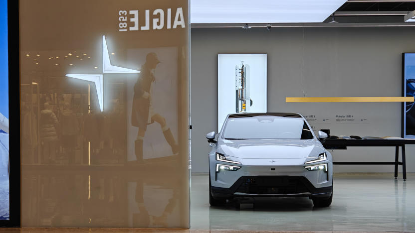 A Polestar new energy vehicle store is seen in Shanghai, China, on January 14, 2024. (Photo by Costfoto/NurPhoto via Getty Images)