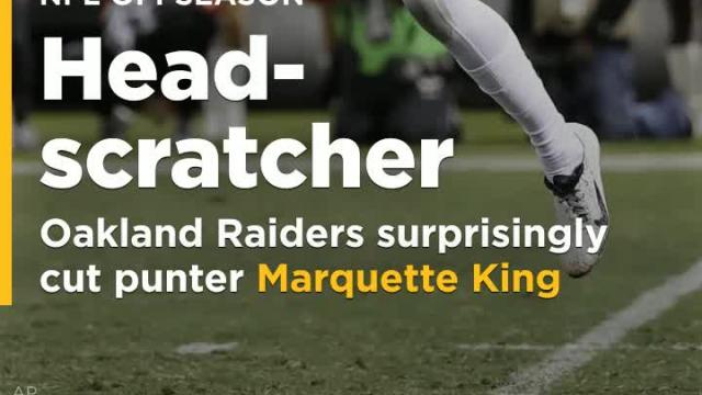 Oakland Raiders surprisingly cut punter Marquette King