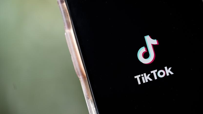 WASHINGTON, DC - AUGUST 07: In this photo illustration, the TikTok app is displayed on an Apple iPhone on August 7, 2020 in Washington, DC. On Thursday evening, President Donald Trump signed an executive order that bans any transactions between the parent company of TikTok, ByteDance, and U.S. citizens due to national security reasons. The president signed a separate executive order banning transactions with China-based tech company Tencent, which owns the app WeChat. Both orders are set to take effect in 45 days. (Photo Illustration by Drew Angerer/Getty Images)