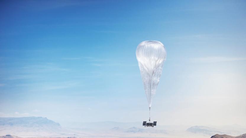 Loon balloon in flight