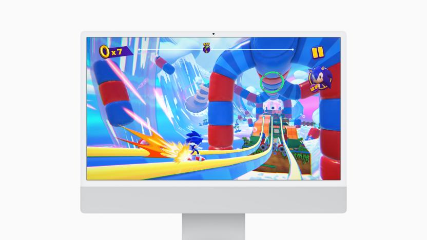 Sonic Dream Team on an iMac