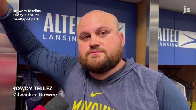 Great story from Rowdy Tellez on how he ended up on the mound