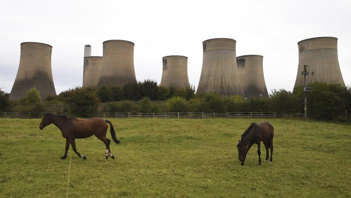 General view of Ratcliffe-on-Soar power station in Nottingham, England, Sunday, Sept. 29, 2024. The UK's last coal-fired power plant, Ratcliffe-on-Soar, will close, marking the end of coal-generated electricity in the nation that sparked the Industrial Revolution. (AP Photo/Rui Vieira)