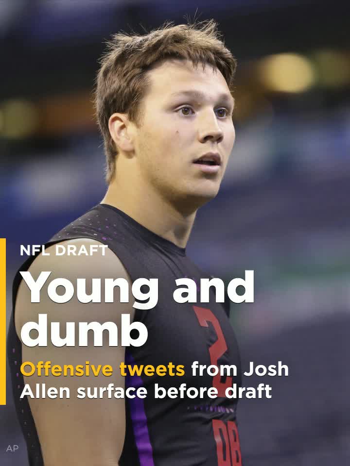 Josh Allen's offensive tweets surface just hours before the draft 