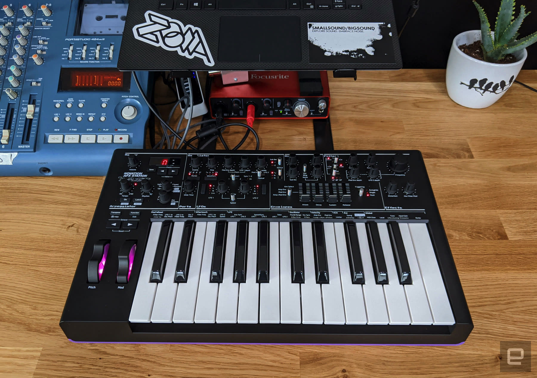 novation bass station 2 as midi controller