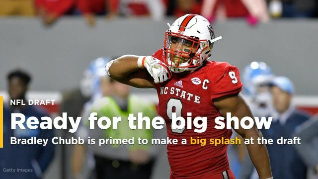 Bradley Chubb is primed to make a big splash at the draft