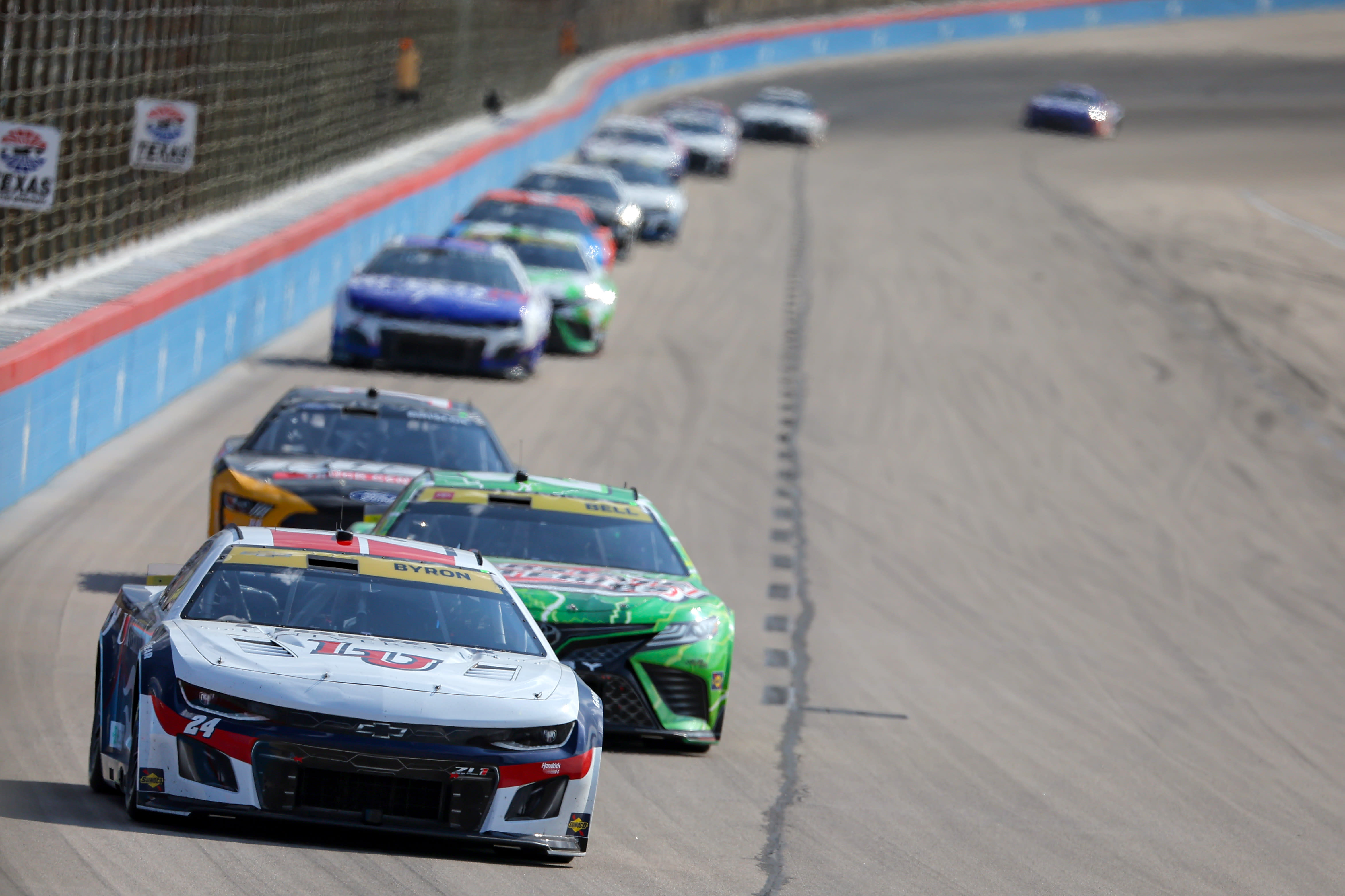 NASCAR at Bristol results, highlights: Denny Hamlin wins night race as  Martin Truex Jr., Bubba Wallace advance to next round